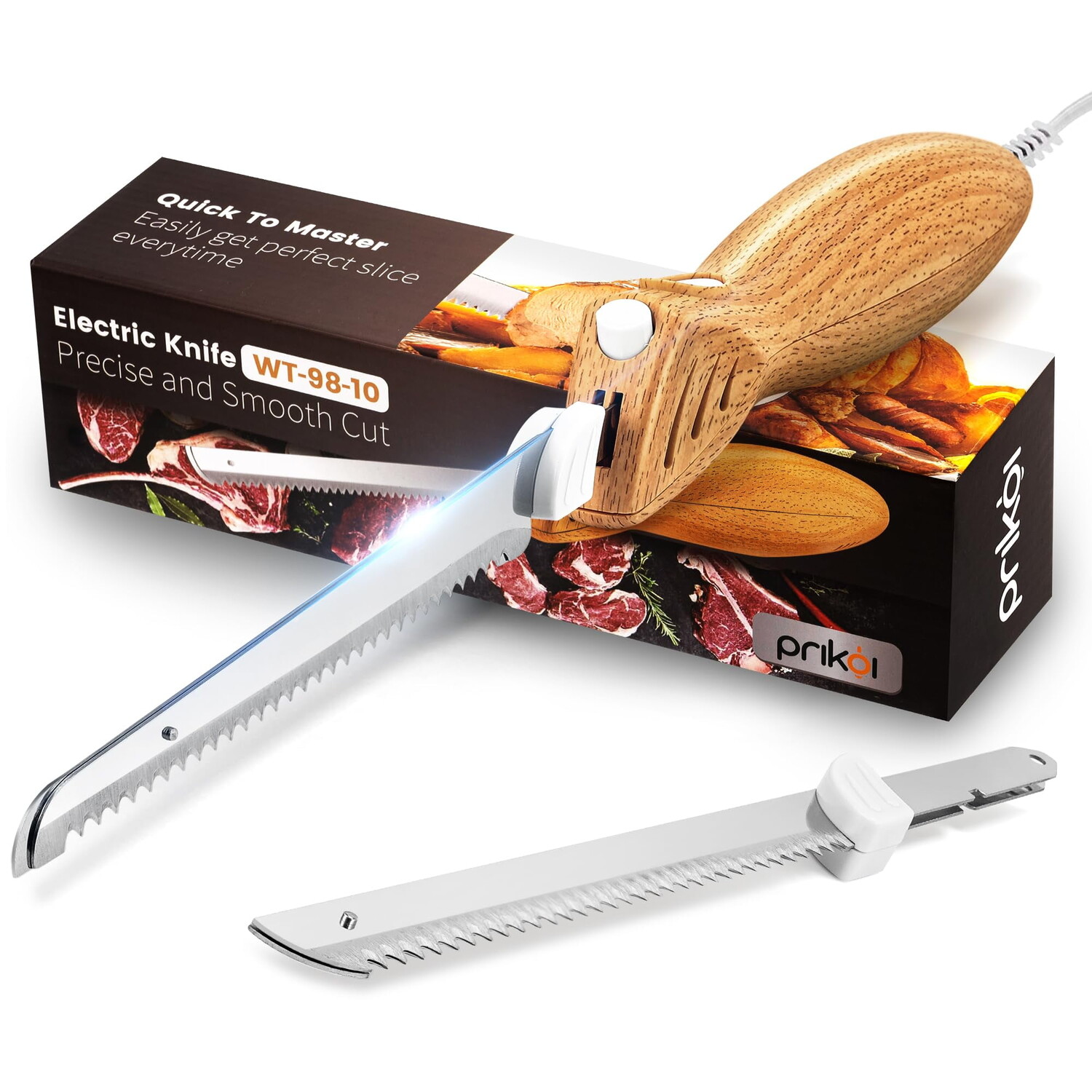 

Нож электрический с зубчатыми краями Easy Slice Susteas
