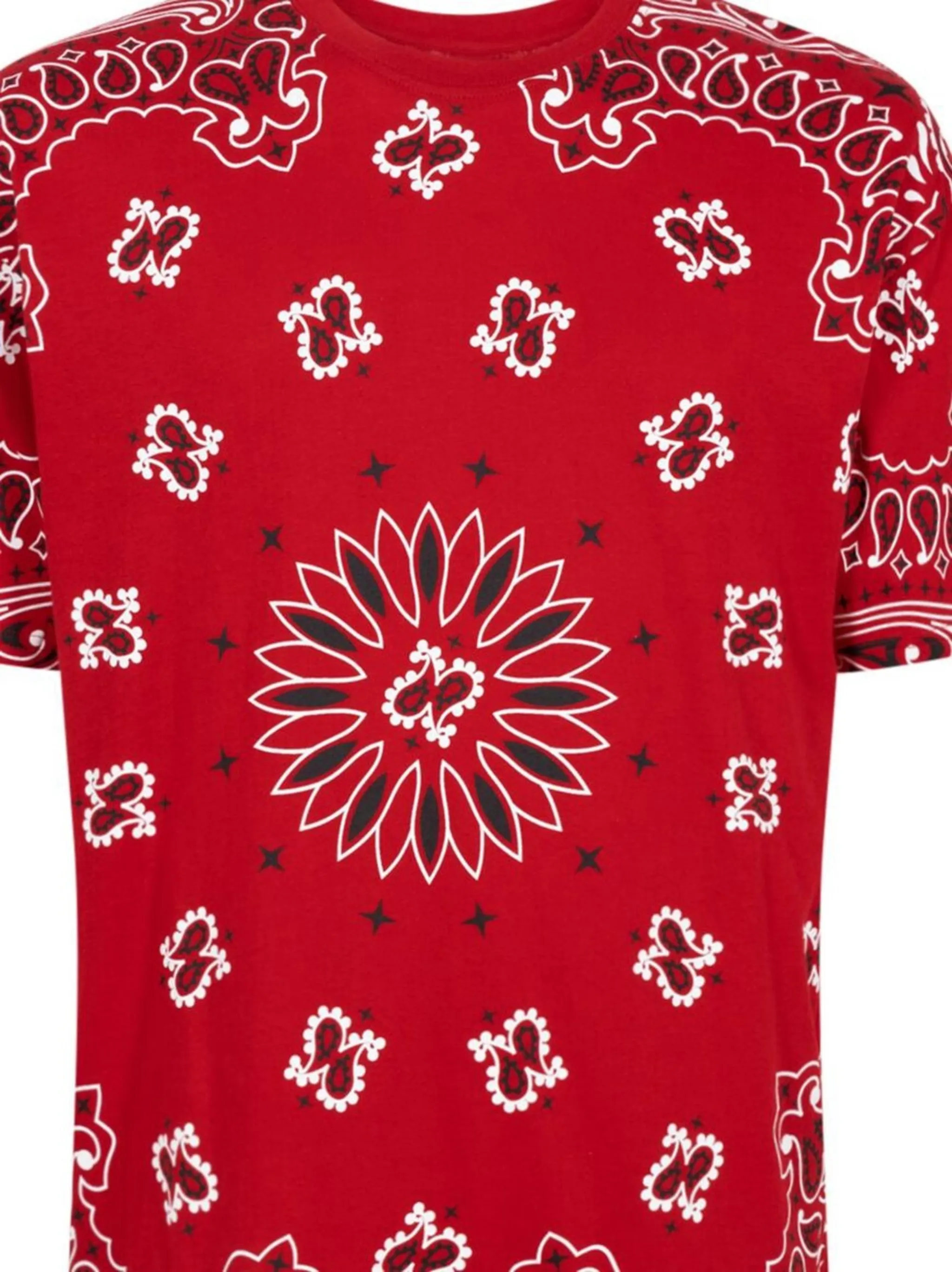Комплект из двух футболок Tagless из коллаборации с Hanes Bandana Supreme, красный — фото 3