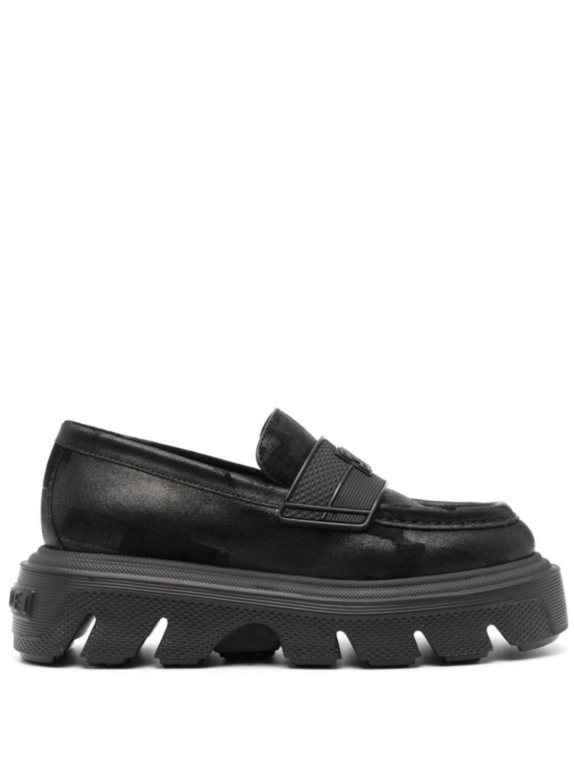 

Casadei лоферы Generation C с тисненым логотипом, черный