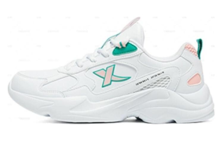 

Кроссовки XTEP Lifestyle Shoes Women's Low-top White, белый/розовый/зеленый