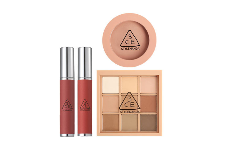 

Набор теней для век, румян, лип-клея и блеска для губ 9 grid 3CE