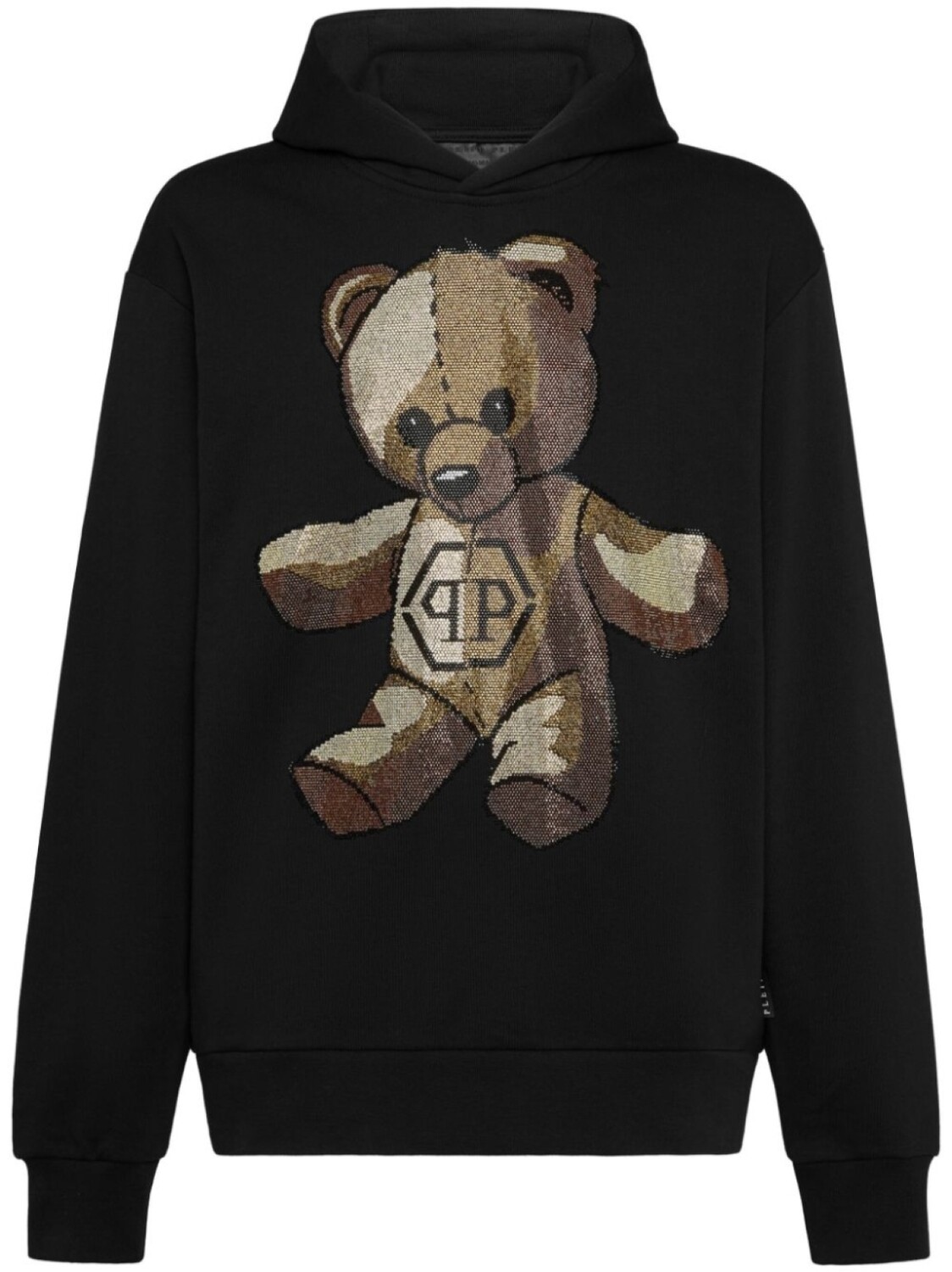 

Толстовка с капюшоном Тедди Philipp Plein, черный