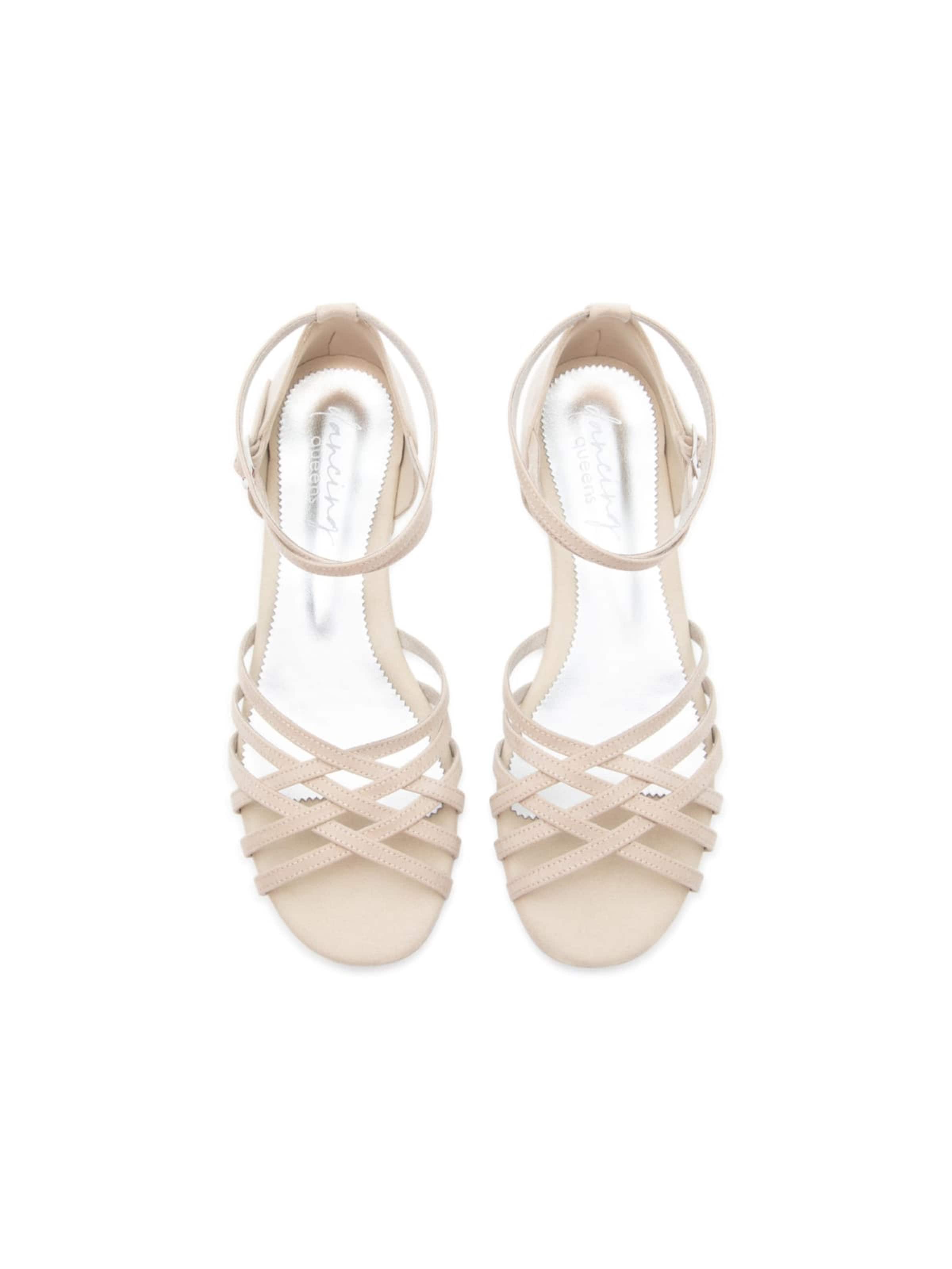 Dancing Queens Классические слипоны 'Joy Tanzschuhe Microfaser - Absatz 1.0 cm flat & Outdoor-Sohle' в бежевом цвете — фото 3