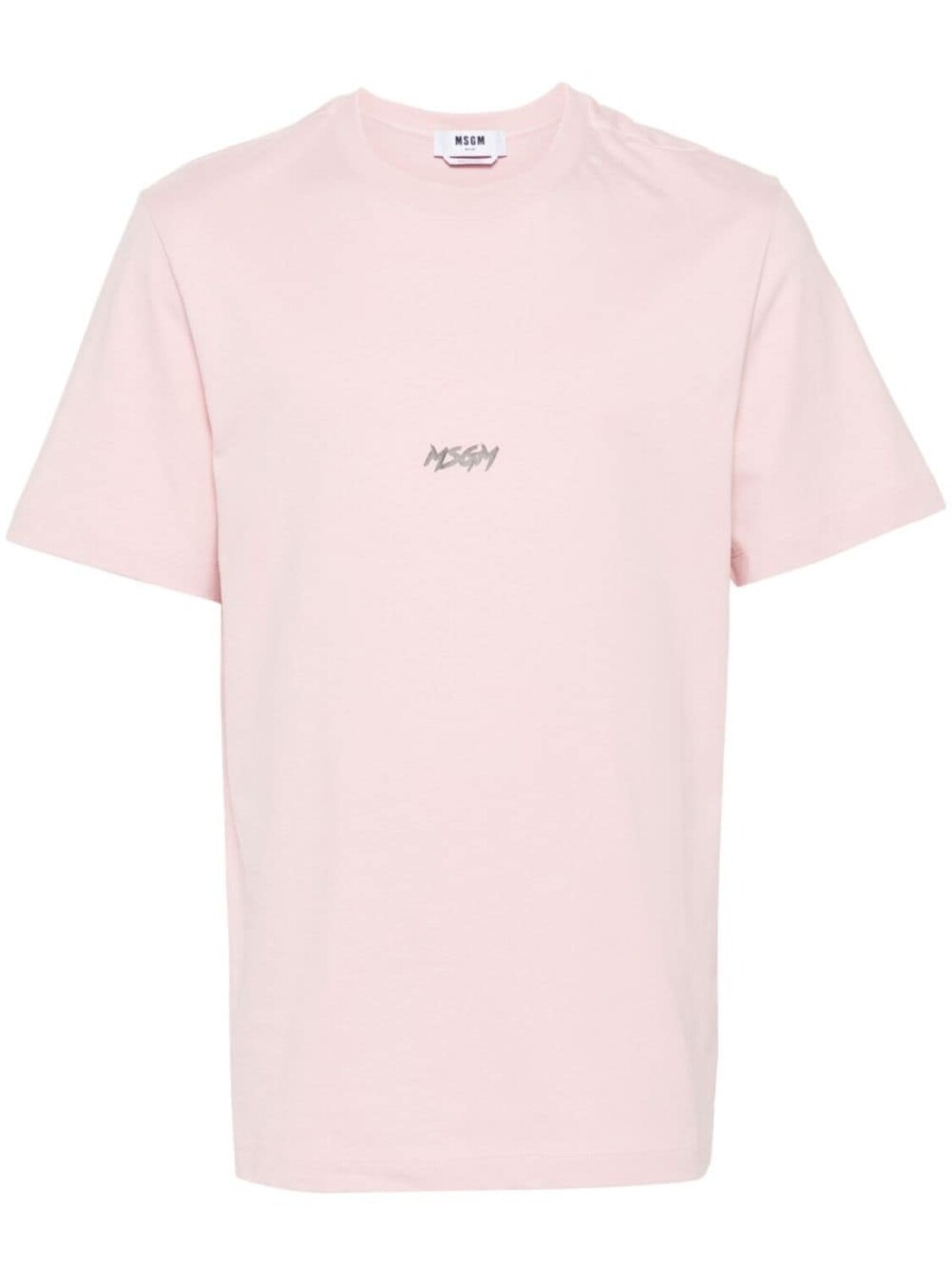 

MSGM футболка с логотипом, розовый