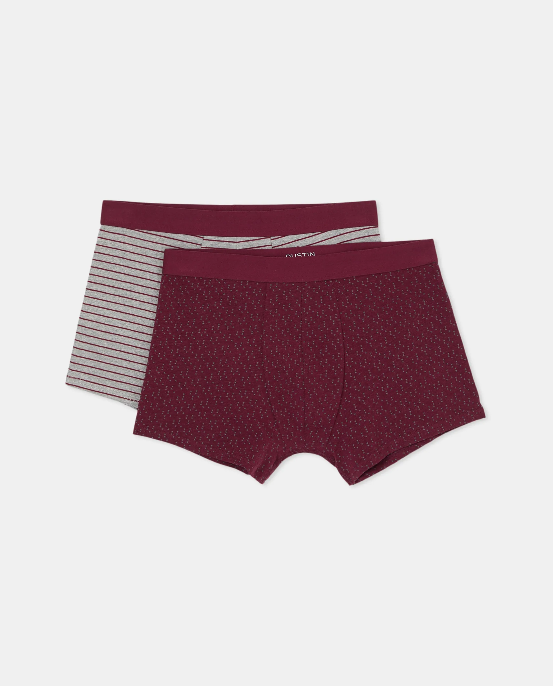 

Набор из 2 мужских боксеров с фантазийным узором Dustin, серый