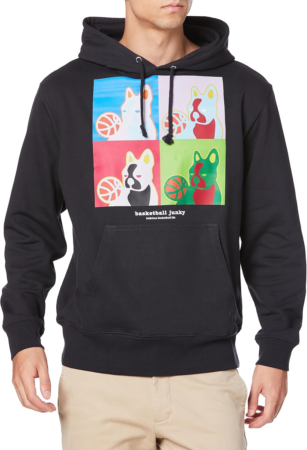 

Толстовка с капюшоном Баскетбольный фанат Basketball Junky, темно-синий