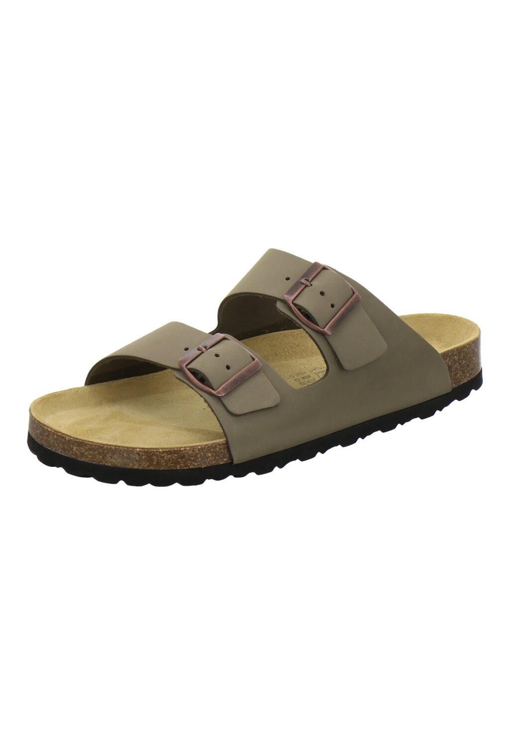 Мюли на плоской подошве Afs Schuhe, цвет khaki nubuk — фото 2