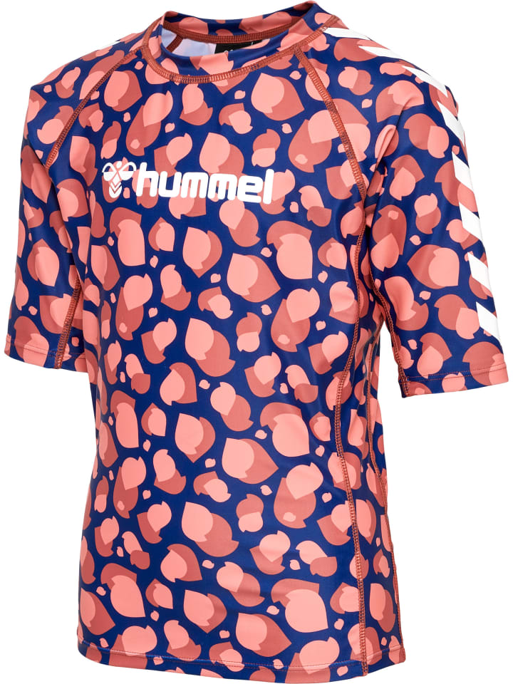 Футболка для плавания Hummel Hmllucia Girls в цвете Темно-синий пион Hummel — фото 4