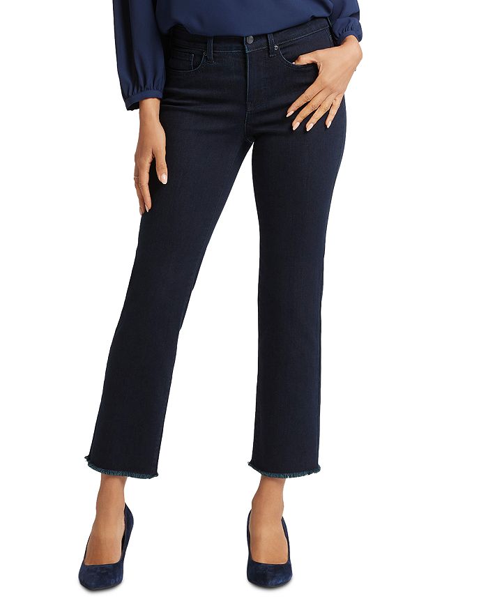 

Джинсы Marilyn High Rise Ankle Jeans в цвете Midnight Falls NYDJ, синий