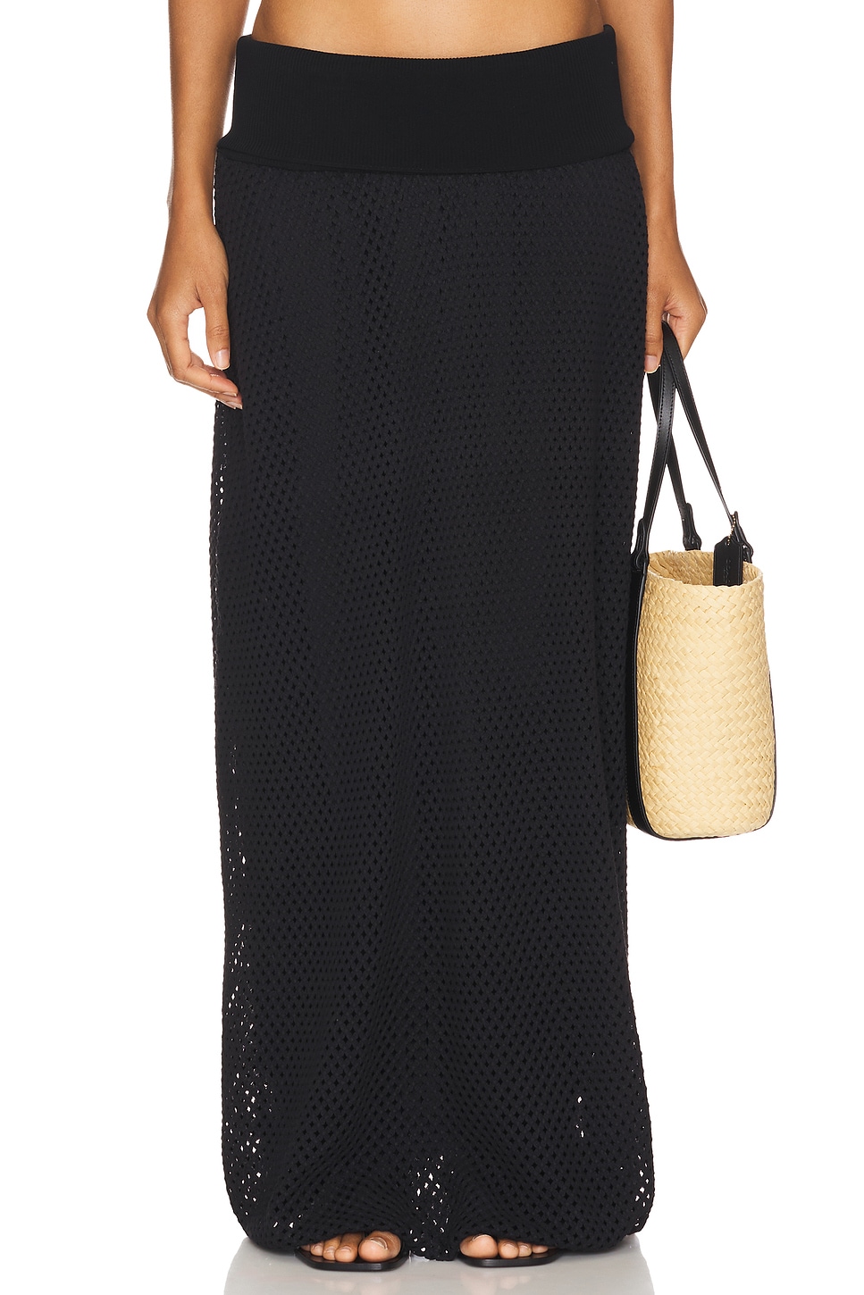 

Юбка ciele maxi Faithfull The Brand, черный