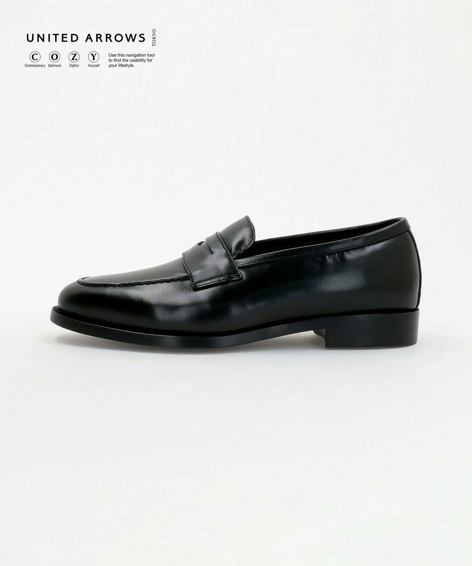 Лоферы Coin Loafers UA COZY United Arrows, Black