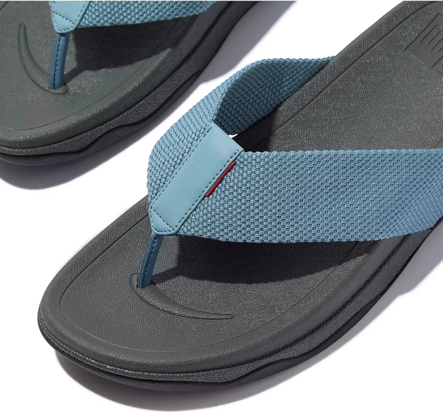 Сандалии FitFlop Surfer Cool Blue, синие — фото 3