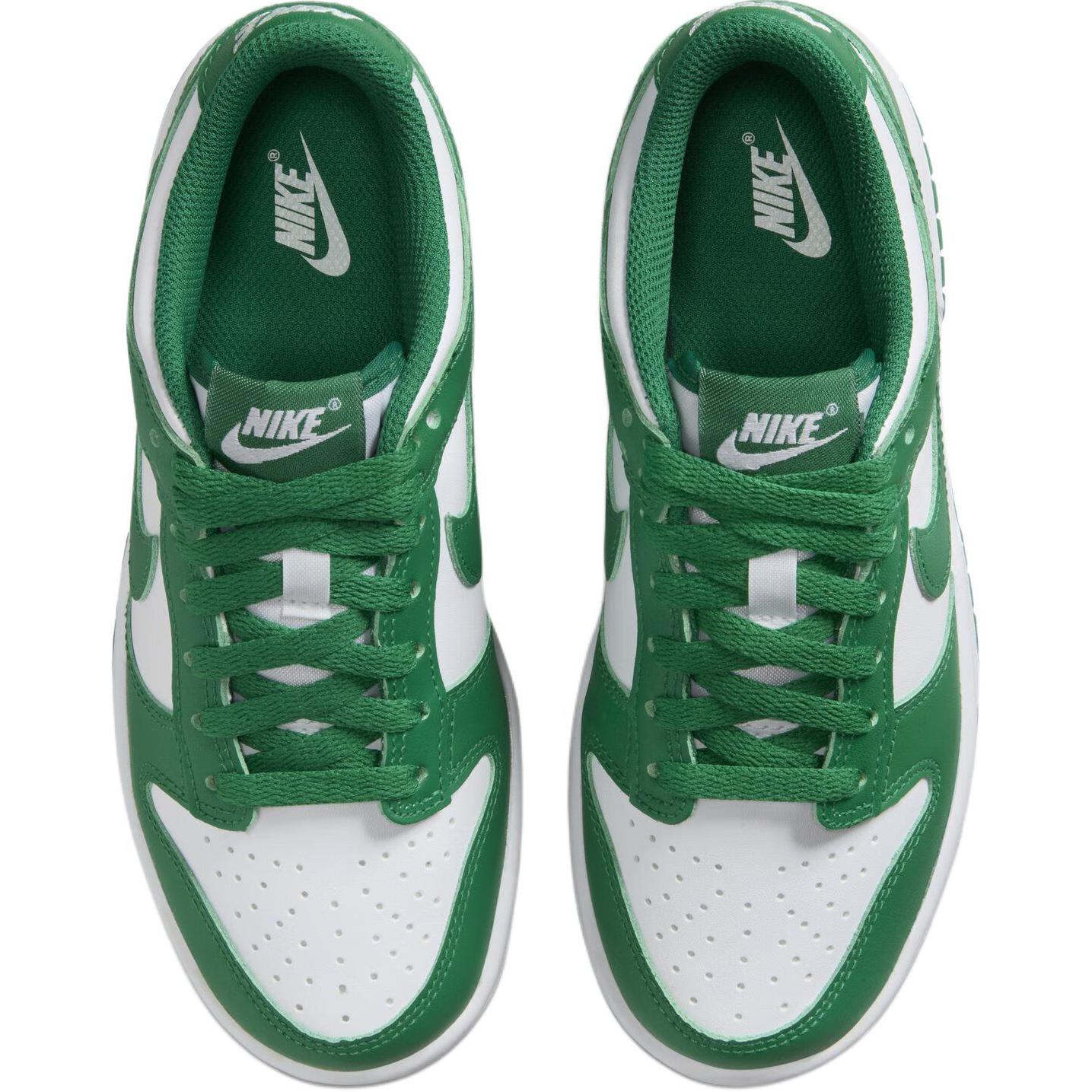 Детские кроссовки для скейтбординга Dunk Anti Slip с защитой от износа Nike, белый/зеленый — фото 4