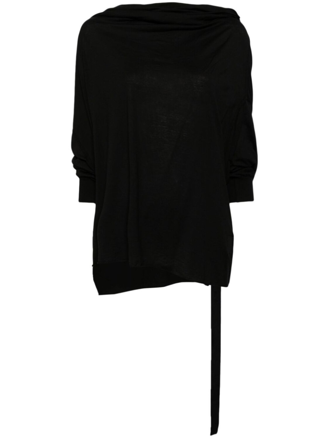 

Rick Owens DRKSHDW футболка с воротником-хомутом, черный