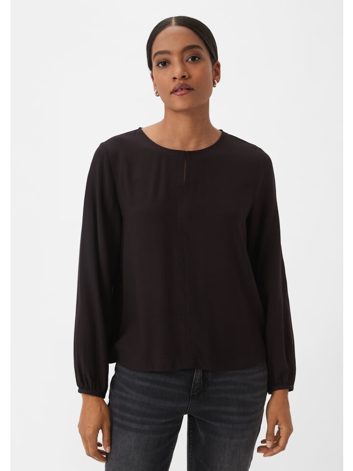 

Блуза comma CI Bluse langarm, черный