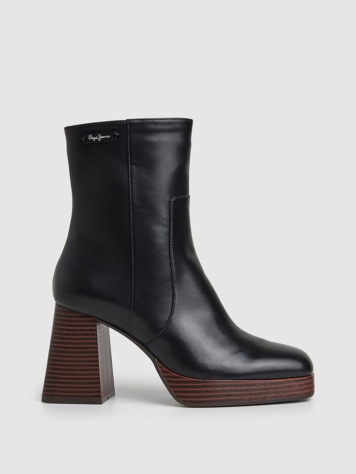 

Ботильоны Pepe Jeans FOOTWEAR Abba Wood, черный