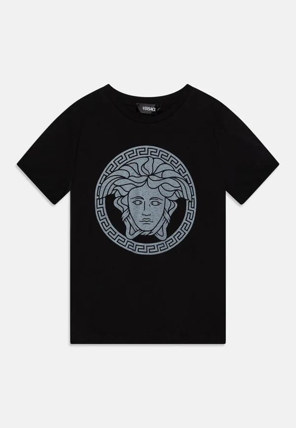 Футболка унисекс с принтом "греческая медуза" Versace, Black