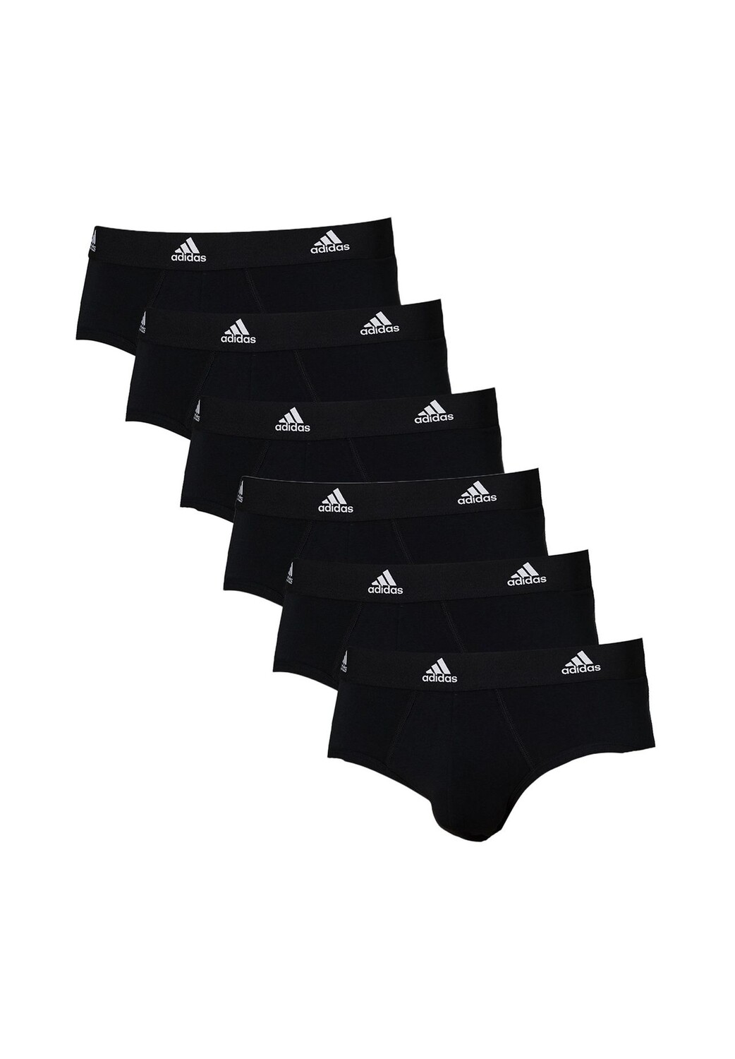 

Трусы / трусы, упаковка из 6 шт. Active Flex Cotton adidas, черный