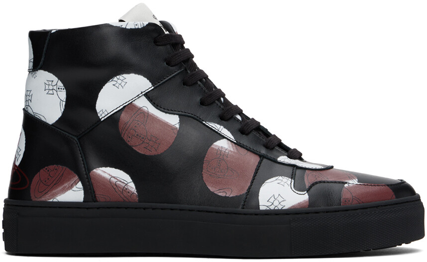 

Черные классические высокие кеды Vivienne Westwood