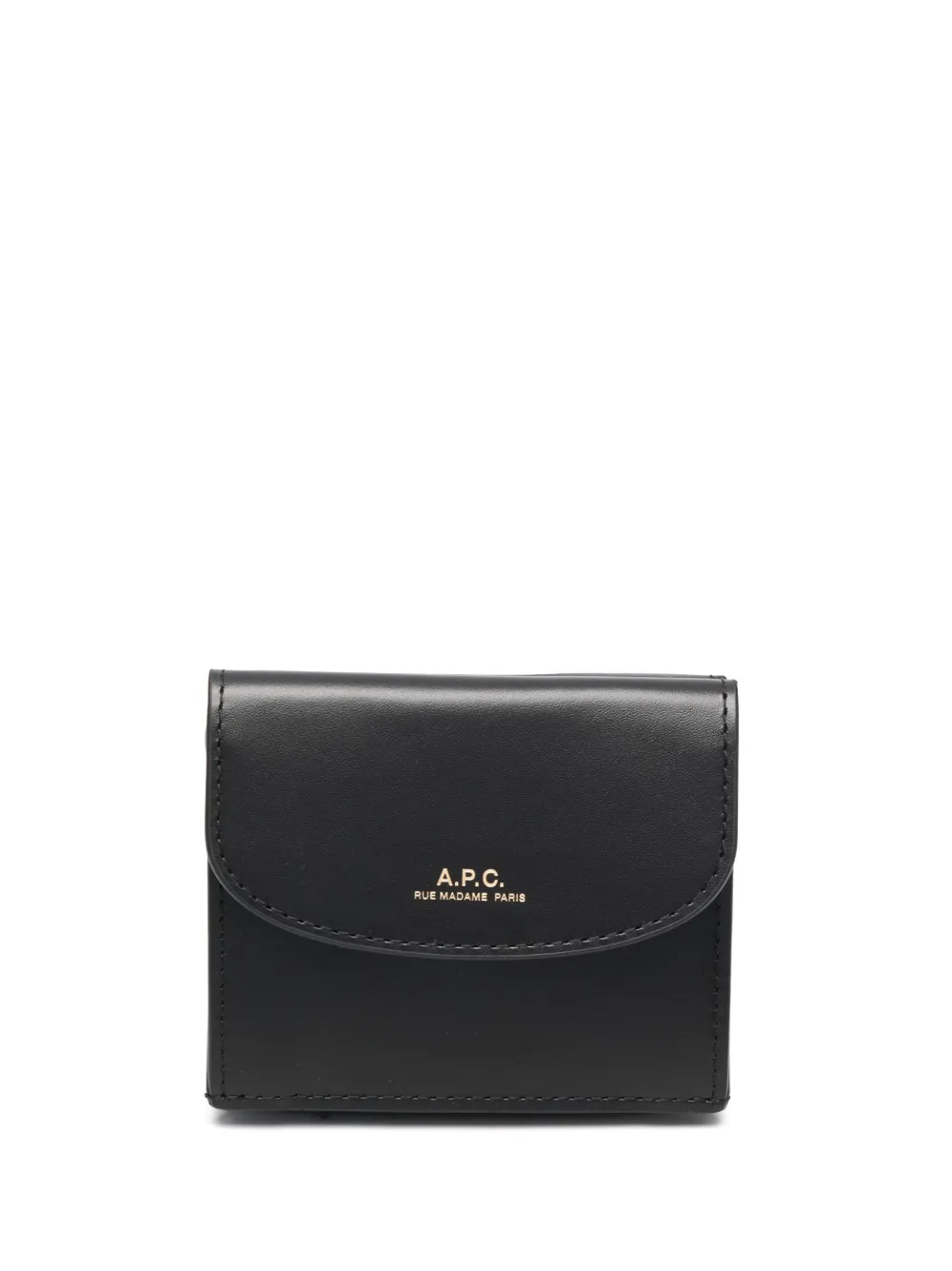

Кошелек с логотипом A.P.C., черный