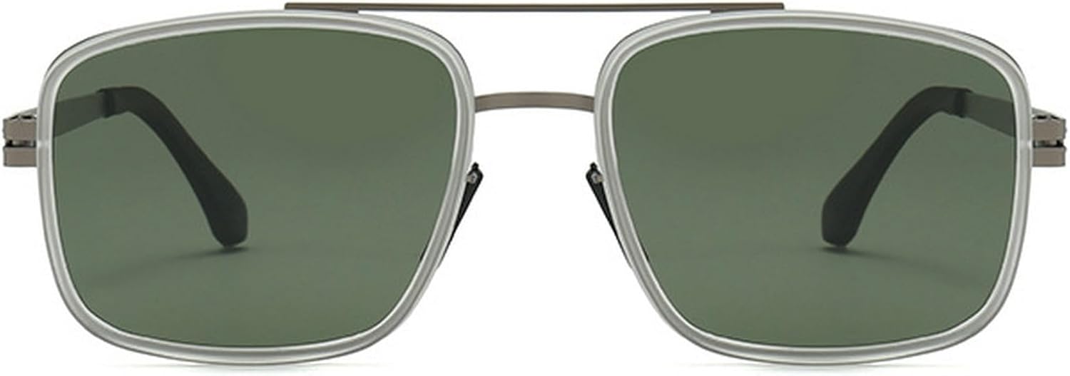 

Модные квадратные солнцезащитные очки для мужчин и женщин, очки-пилот, солнцезащитные очки для вождения на открытом воздухе, защита от ультрафиолета UV400 mincl, Green