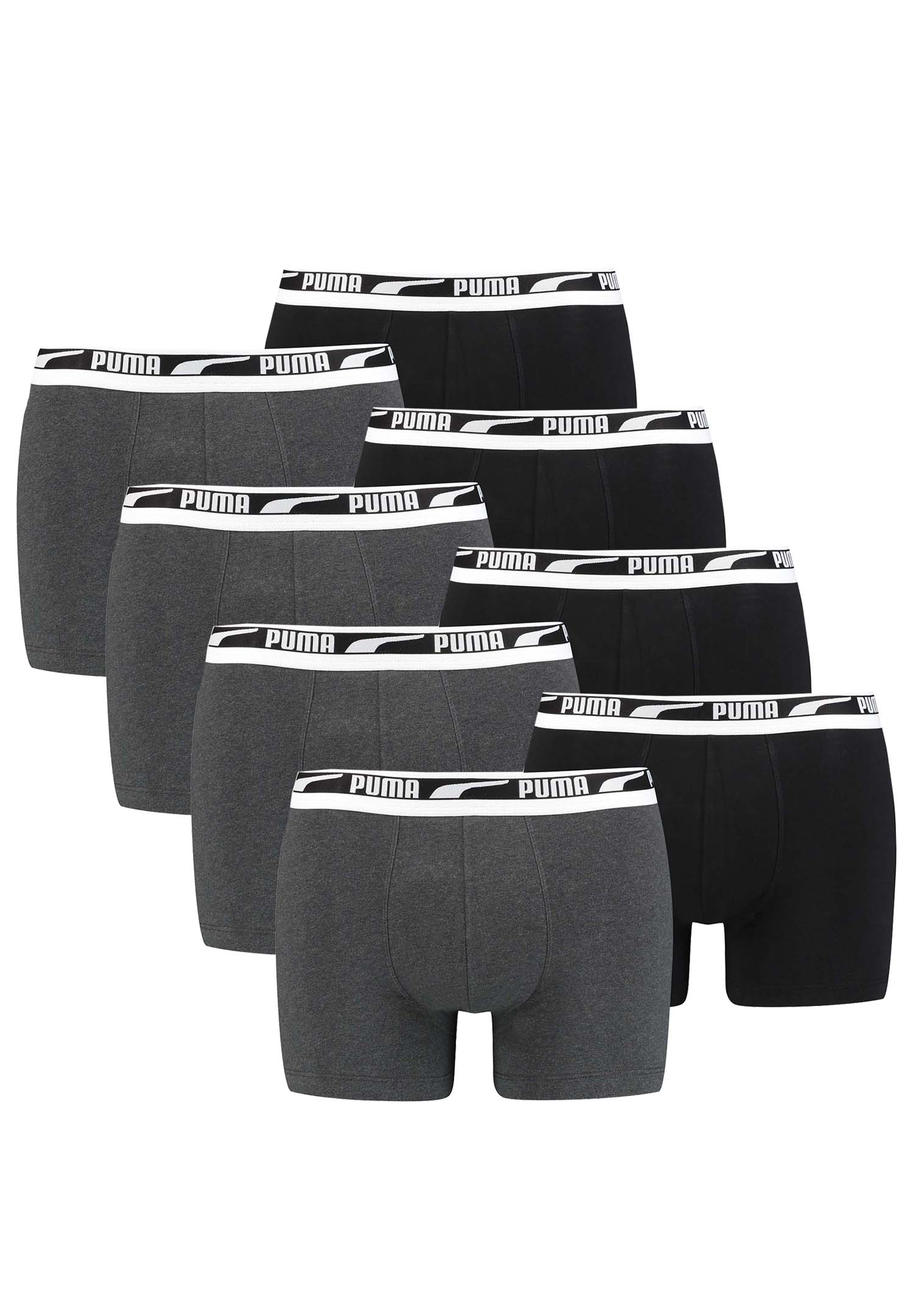 

Боксеры Puma Boxershorts PUMA MEN MULTI LOGO BOXER 8P, цвет Black Combo