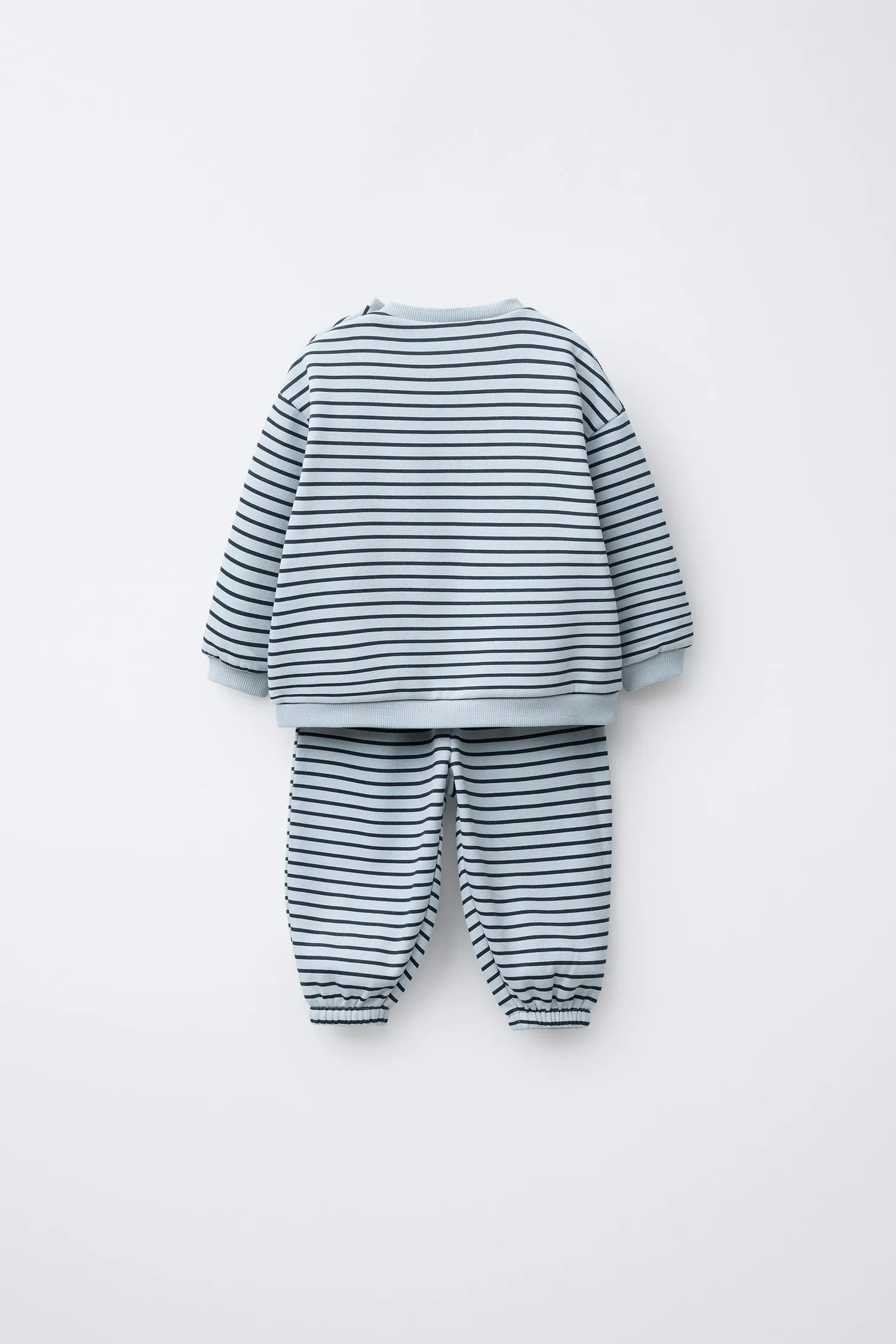Zara Комплект из полосатой толстовки и спортивных штанов — фото 2