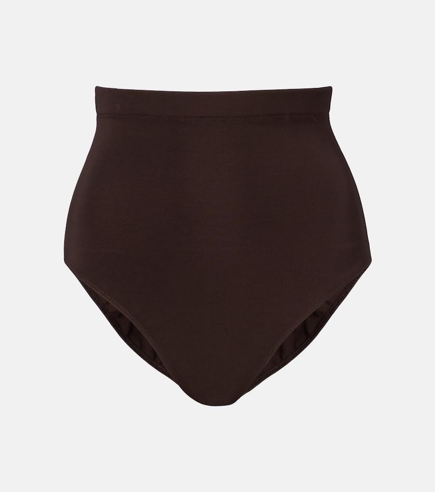 

Грязезащитные шорты с высокой талией Rick Owens, Raisin