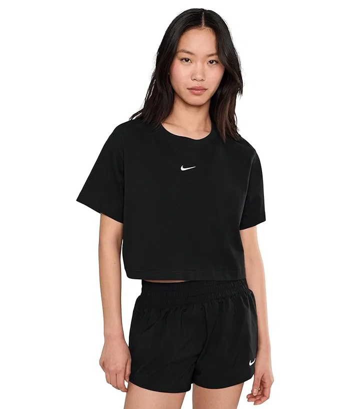 Футболка Nike Sportswear Classic Crop, Black/White