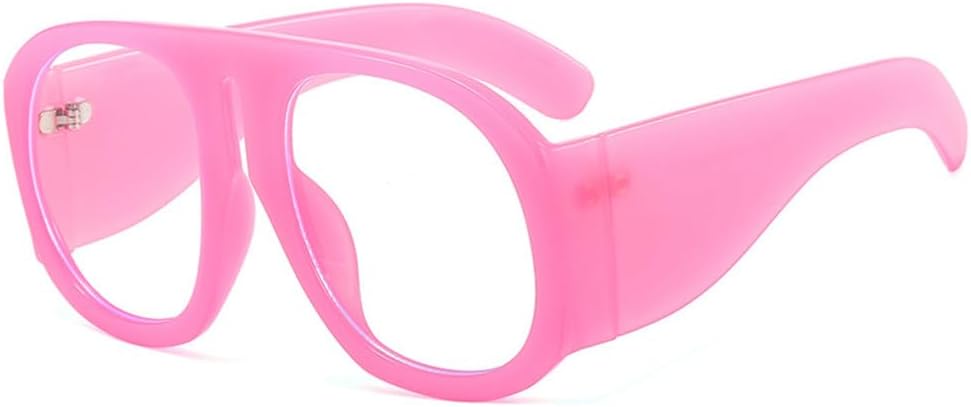 

Солнцезащитные очки UV400 для панк-стиля, с большой оправой и градиентными линзами, подходят для женщин и мужчин, для бега и занятий спортом на открытом воздухе generic, Pink-clear