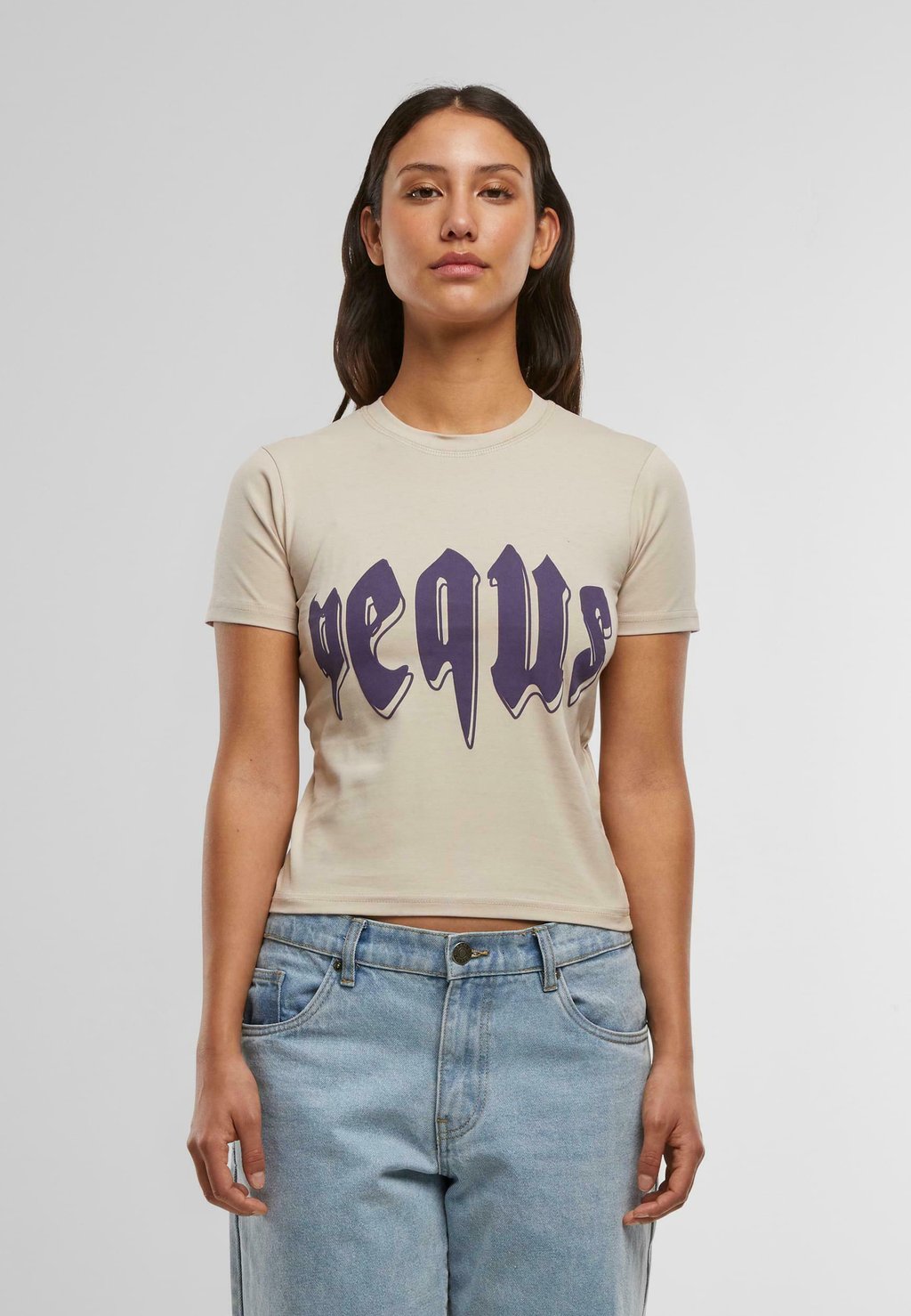 

Рубашка с принтом PEQUS, бежевый