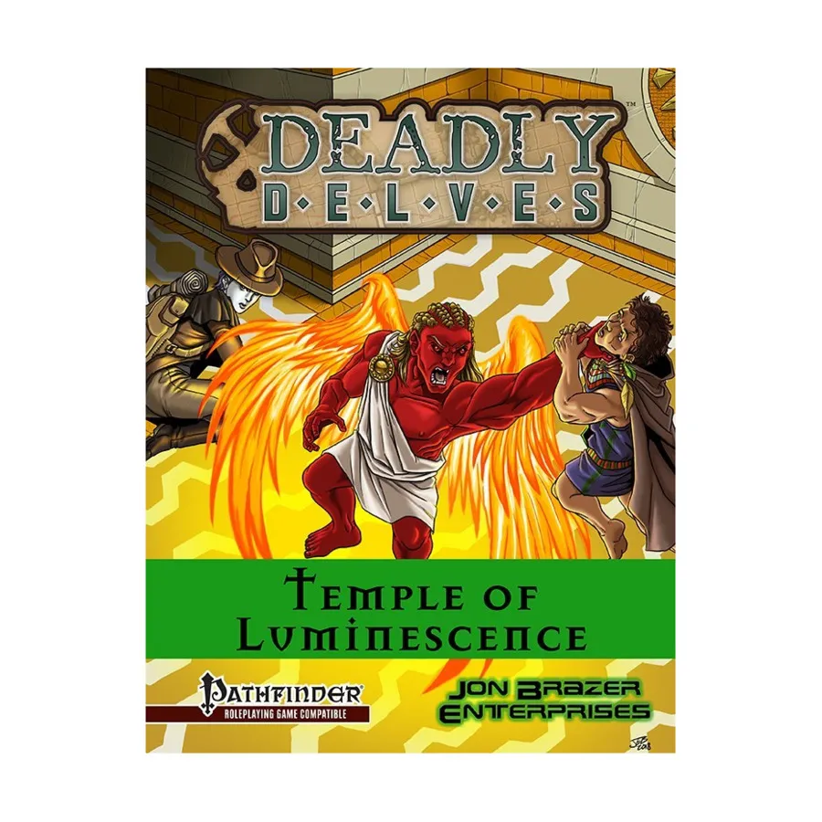 

Deadly Delves - Temple of Luminescence, Pathfinder Roleplaying (Jon Brazer Productions), мягкая обложка