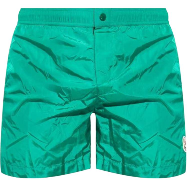

Шорты Logo patch Swim Shorts Moncler, зеленый