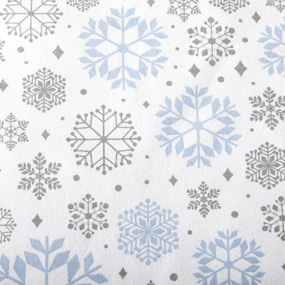 

Комплект фланелевых простыней Madelinen Stratton с наволочками, цвет Snowflakes