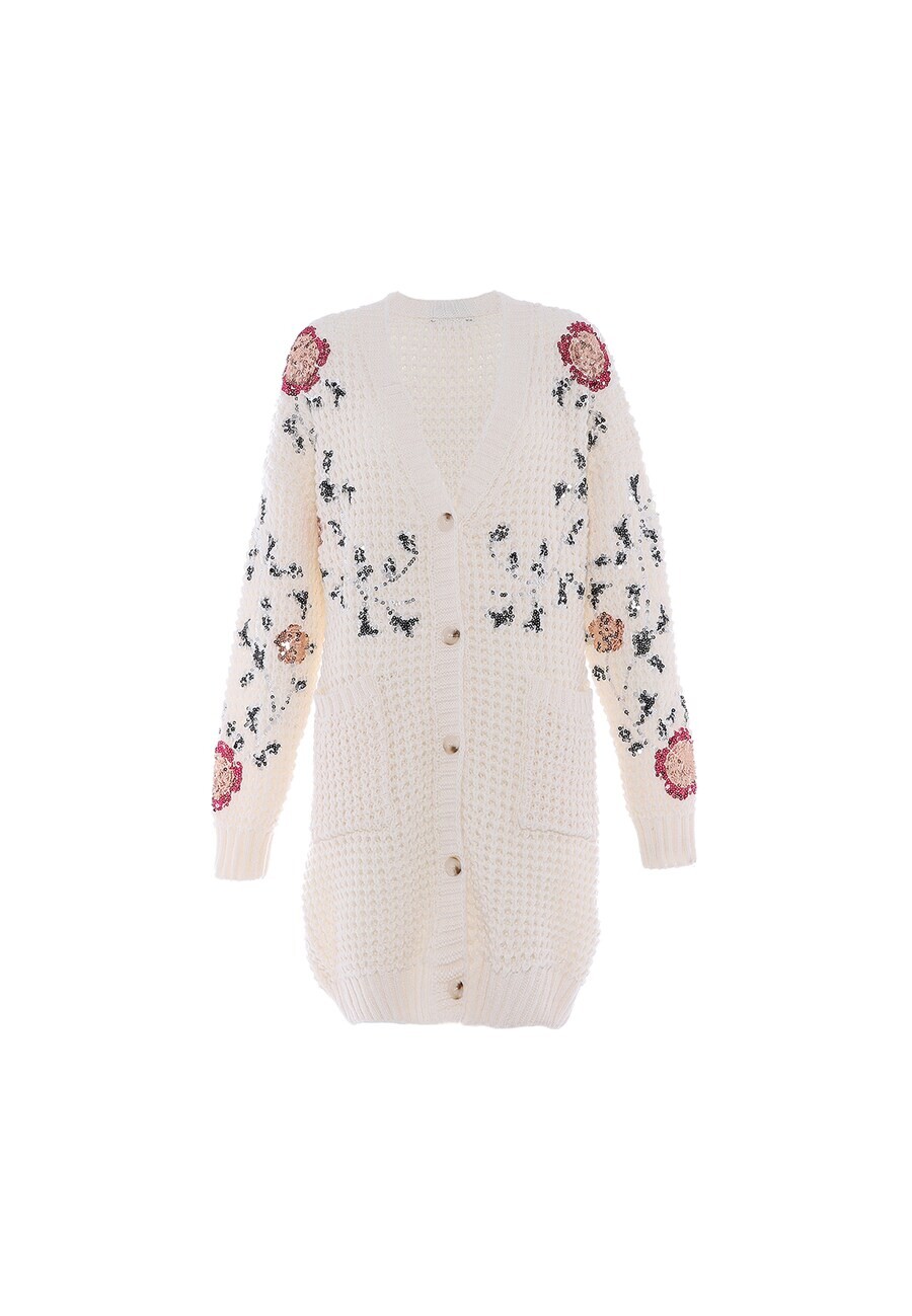 

Вязаный кардиган Faina, цвет Wool White