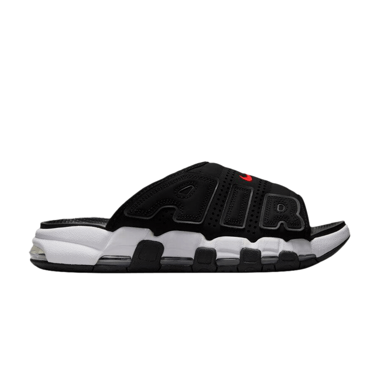 

Шлепанцы Air More Uptempo Slide 'Black White Red', черный