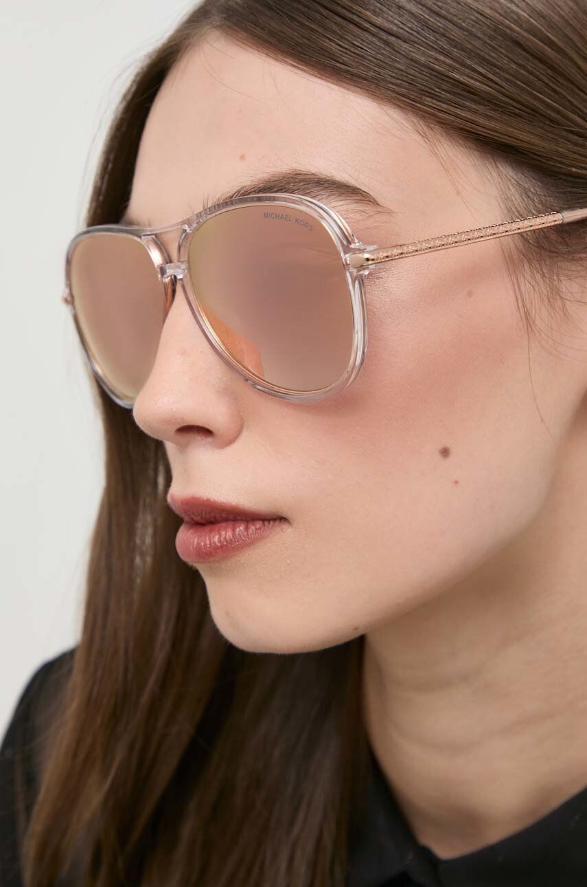 

Солнцезащитные очки Michael Kors, розовый