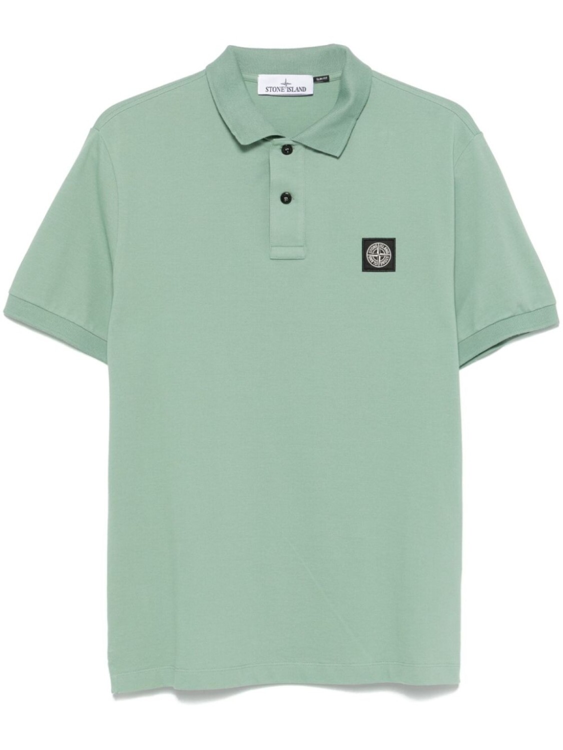 

Stone Island рубашка поло из ткани пике, зеленый