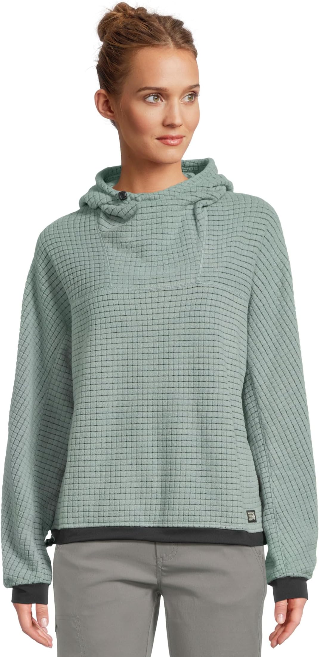 

Женская толстовка Summit Grid Big Grid Mountain Hardwear, Blue Sage