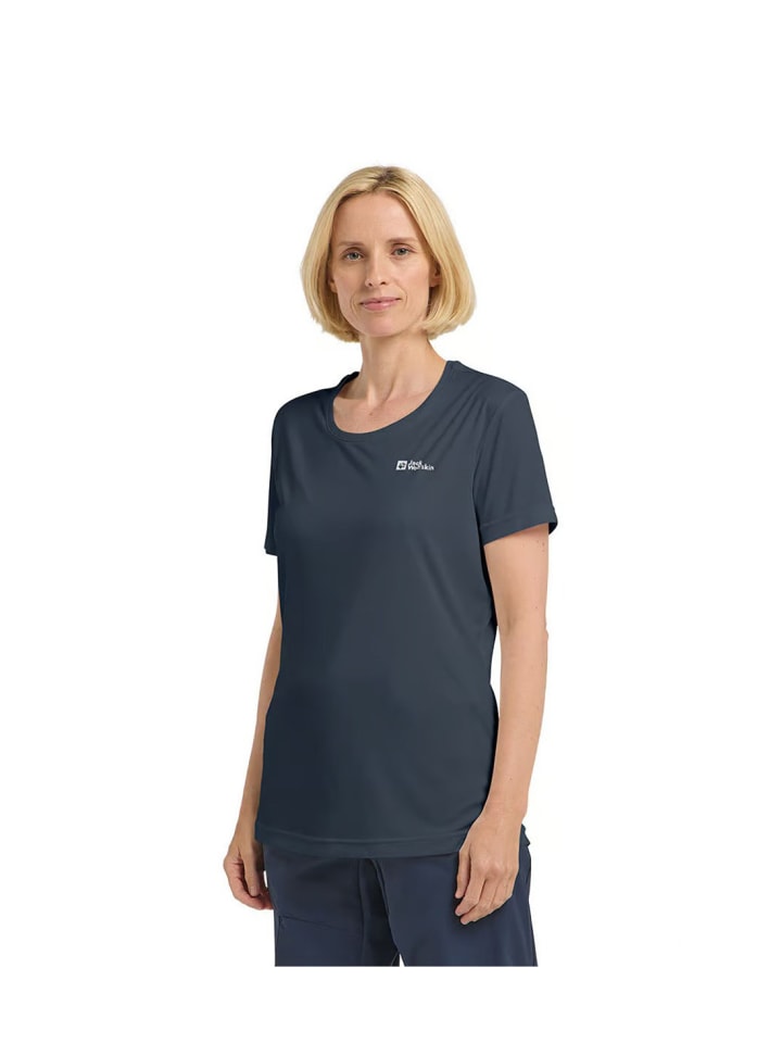 

Футболка синего цвета Jack Wolfskin