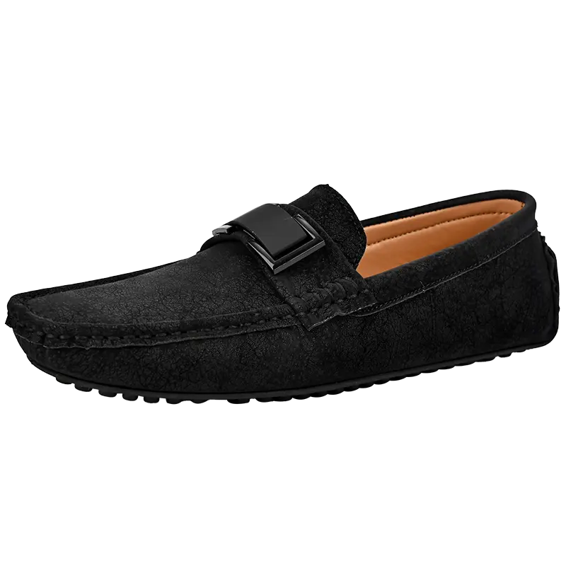 

KUPE Мокасины мужские черные, цвет Black