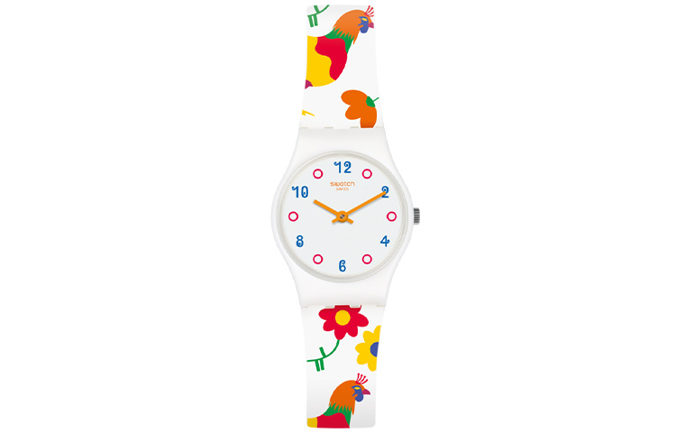 

SWATCH Часы Women's 25mm White Watch LW154, White