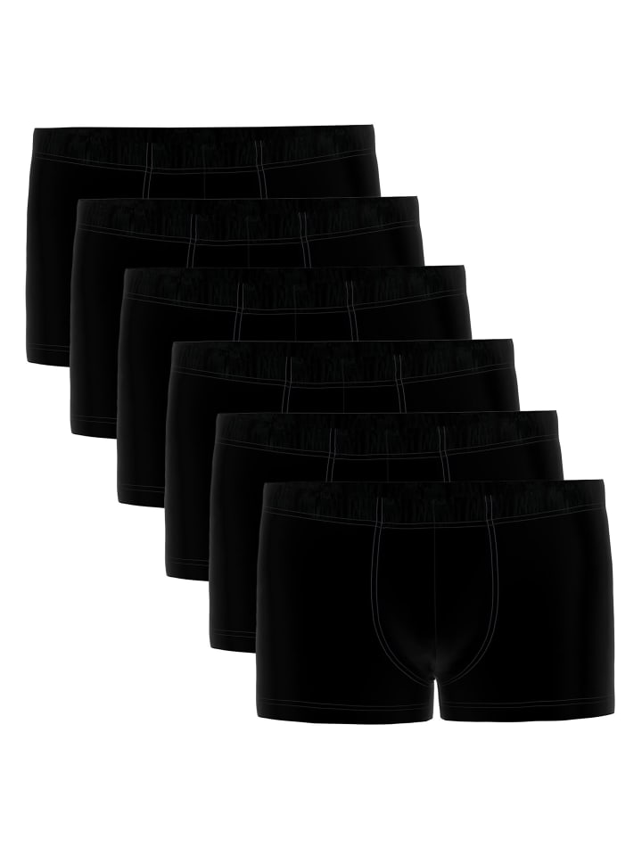 

Seidensticker Комплект из 6 боксерских трусов черного цвета