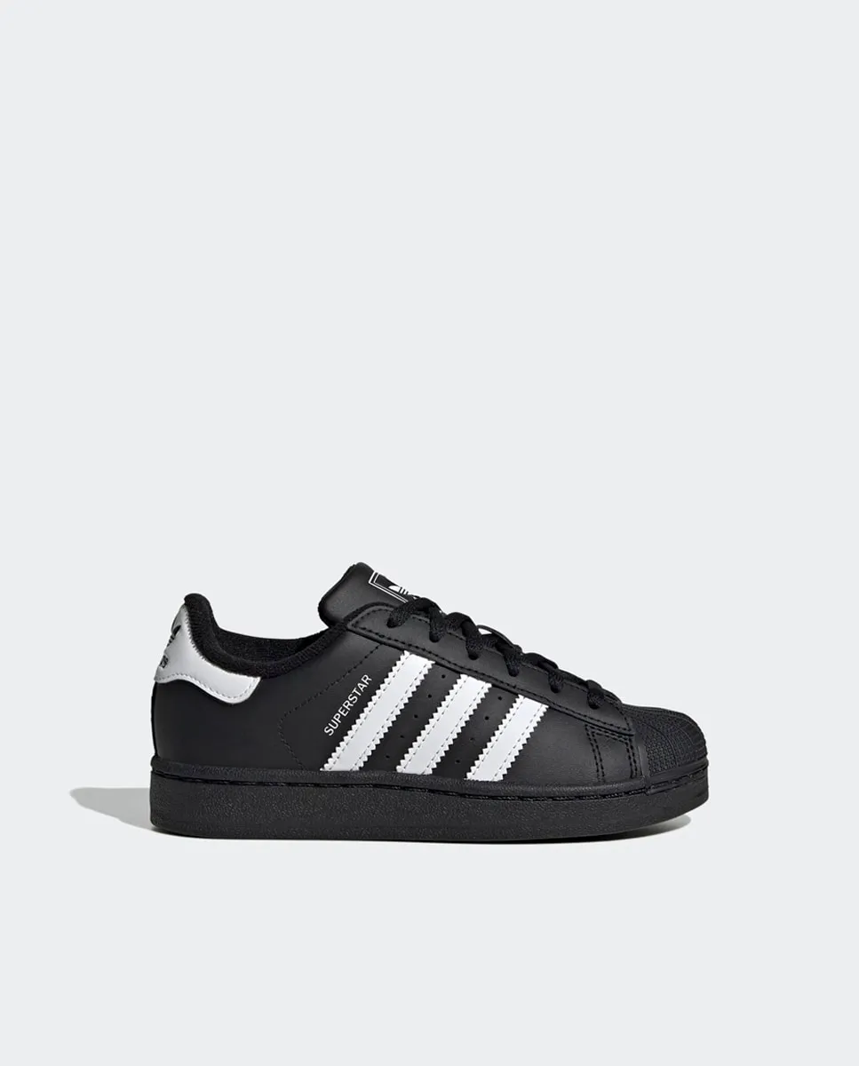 

Детские кроссовки повседневные SUPERSTAR II C Originals adidas, черный