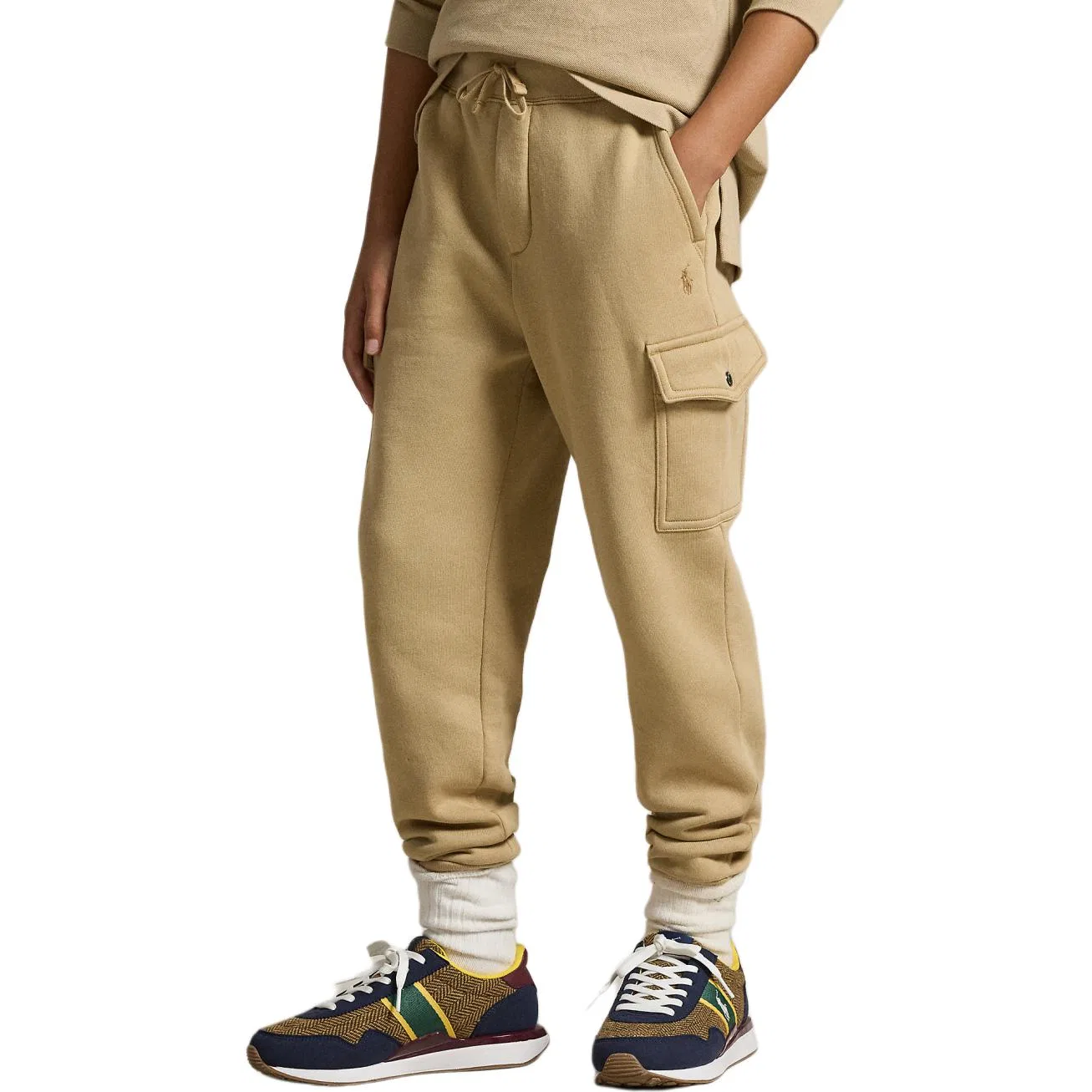 Детские трикотажные спортивные штаны Polo Ralph Lauren Vintage Khaki — фото 4