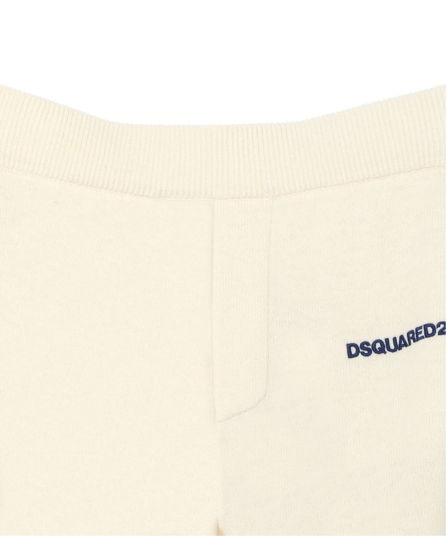 ВЯЗАНЫЕ БРЮКИ DSQUARED2, OFFWHITE — фото 3