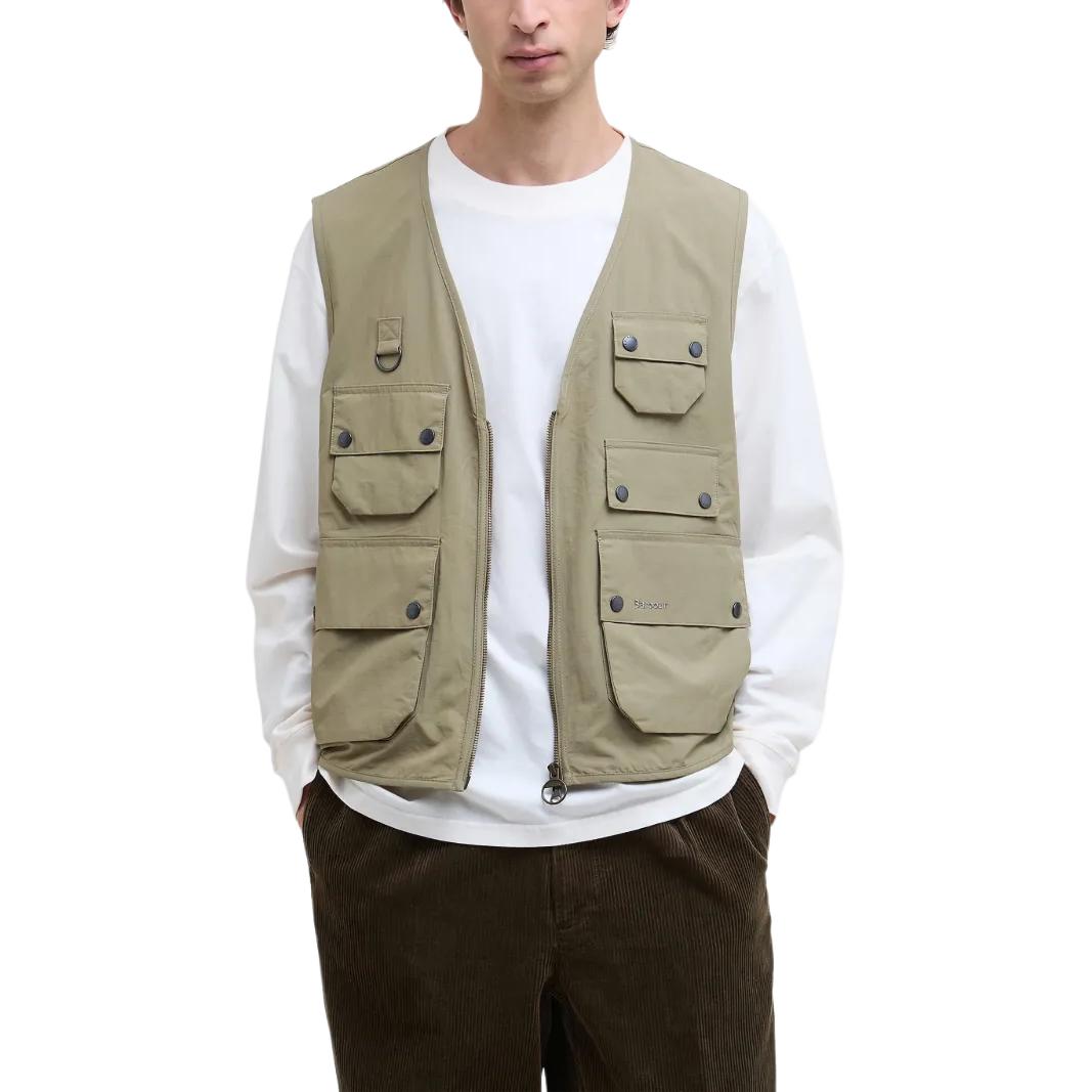 

Жилет с застежкой-молнией от Utility Editor Barbour, зеленый