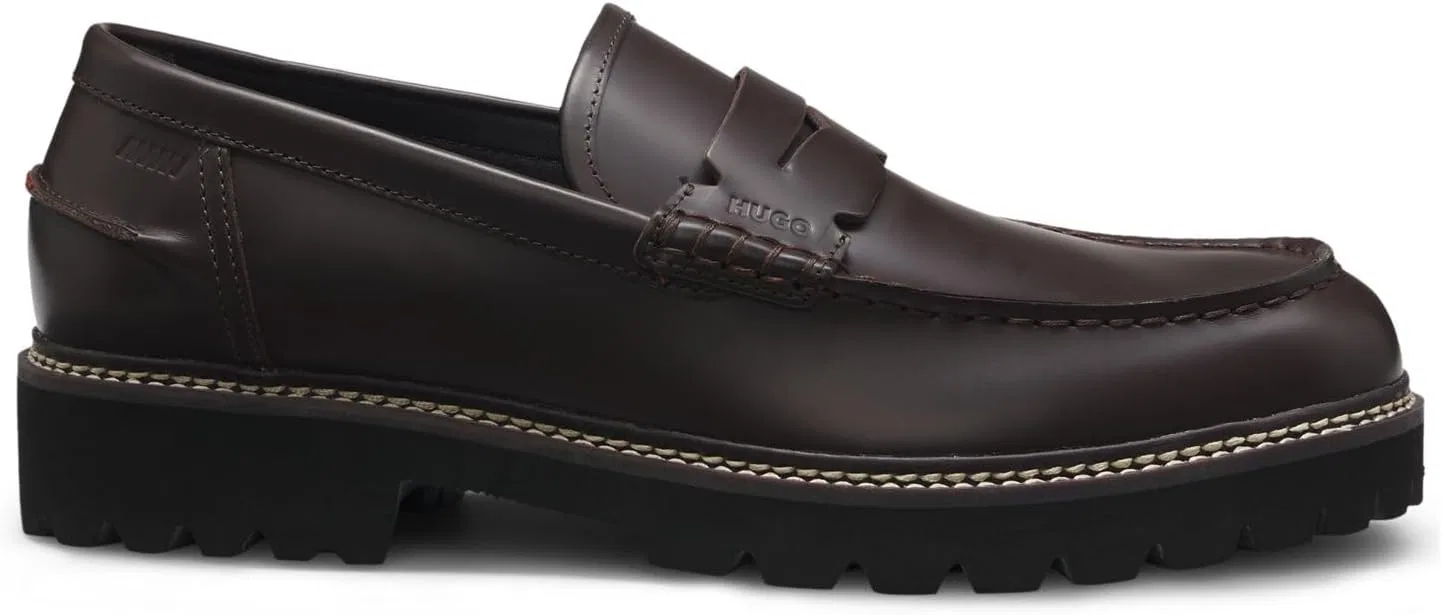 Лоферы мужские HUGO Draven Dark Brown