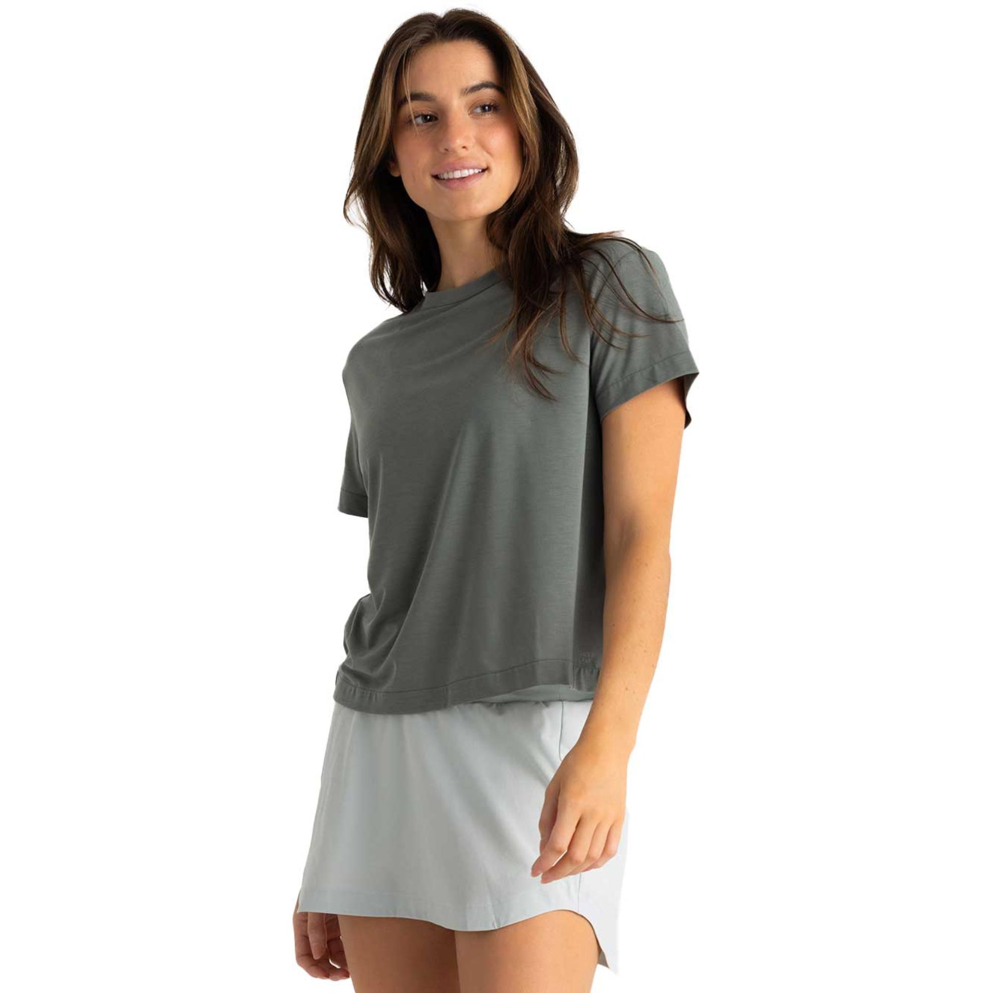 

Женская легкая футболка Elevate Free Fly, Smoke, Серый, Женская легкая футболка Elevate Free Fly, Smoke