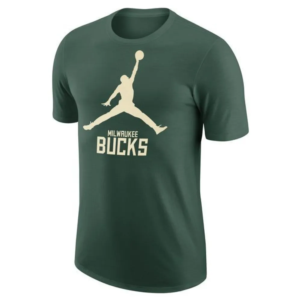 

Футболка Jordan Milwaukee Bucks, зеленый